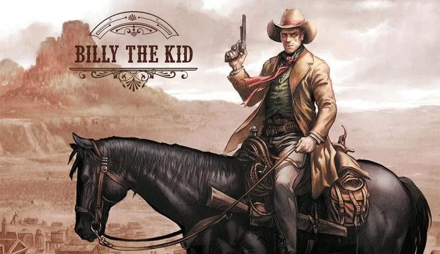 Billy the Kid - westernová legenda, obrázek únikové hry Honba za zlatem pro rezervaci